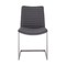 Armen Living April Contemporary Dining Chair in Brushed Stainless Steel Finish and Gray Faux Leather, PK2 LCAPSIBSGR - alternate 7